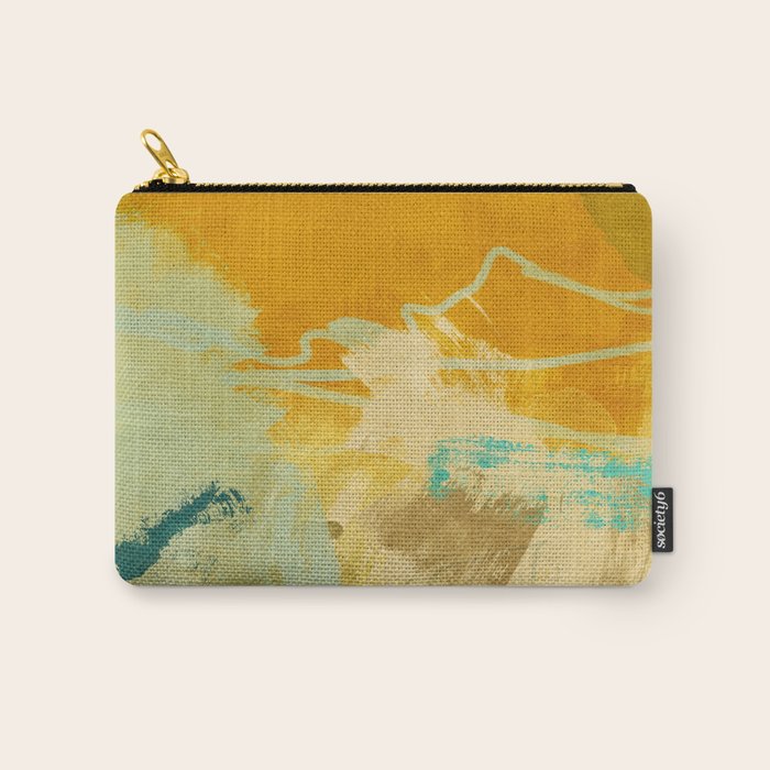 summer green abstract art 2 Carry All Pouch Gallery Image 1