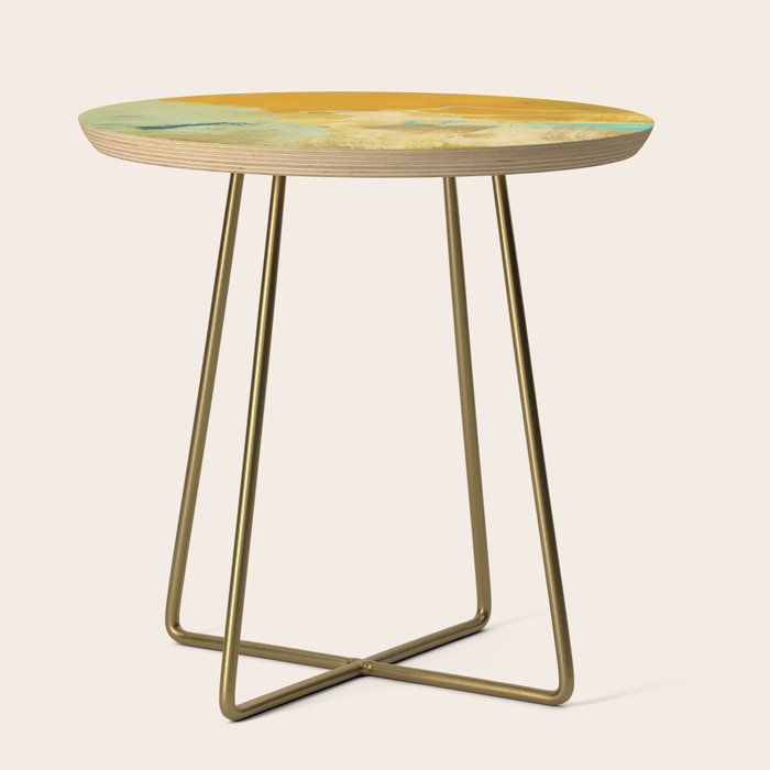 summer green abstract art 2 Side Table Gallery Image 1