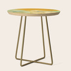 summer green abstract art 2 Side Table Gallery Image 1