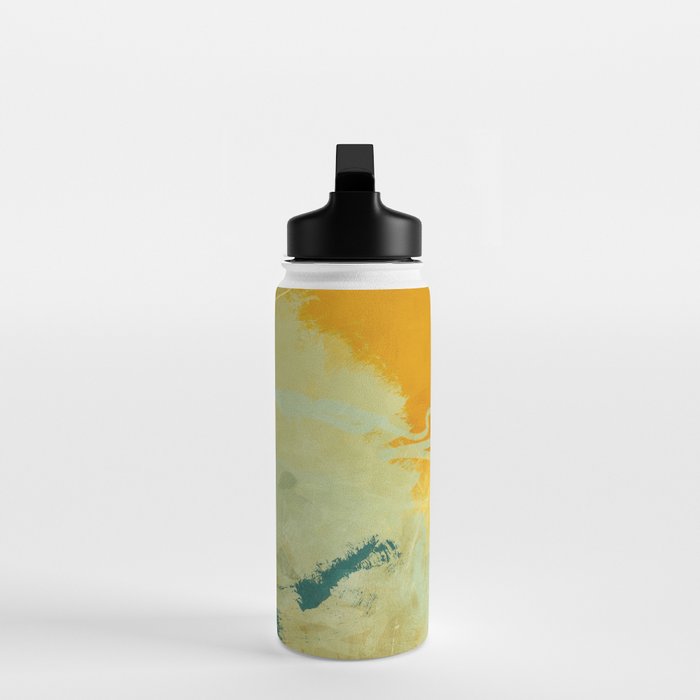 summer green abstract art 2 Water Bottle Gallery Image 3