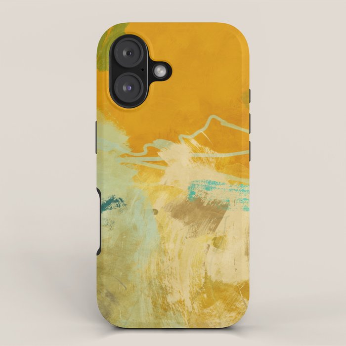 summer green abstract art 2 iPhone Case Gallery Image 1