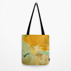 summer green abstract art 2 Tote Bag Gallery Image 2