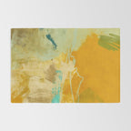 summer green abstract art 2 Rug Gallery Image 2