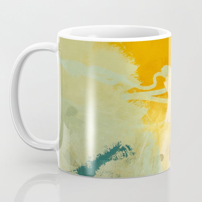 summer green abstract art 2 Coffee Mug Gallery Image 3