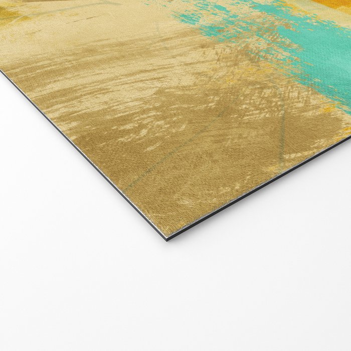 summer green abstract art 2 Welcome Mat Gallery Image 2