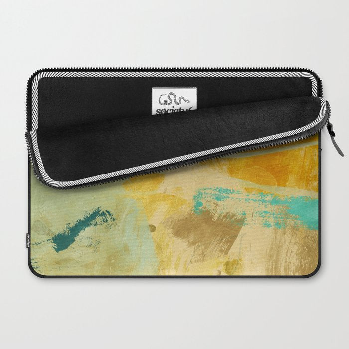 summer green abstract art 2 Laptop Sleeve Gallery Image 2