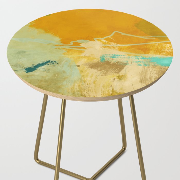 summer green abstract art 2 Side Table Gallery Image 2