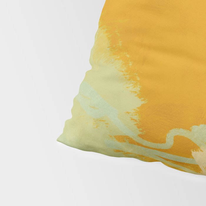 summer green abstract art 2 Pillow Sham Gallery Image 4