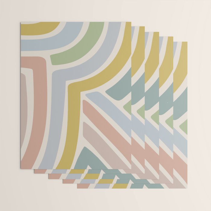 Abstract Stripes V Wrapping Paper Gallery Image 3