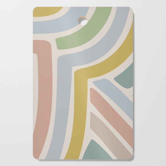 Abstract Stripes V Cutting Board Gallery Image 1