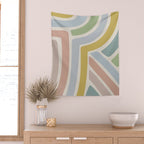 Abstract Stripes V Wall Tapestry Gallery Image 2