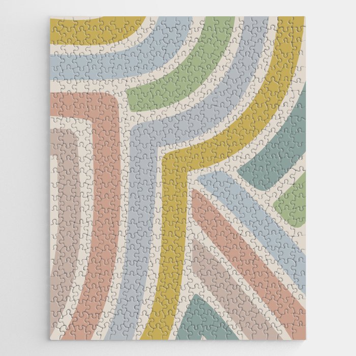 Abstract Stripes V Jigsaw Puzzle Gallery Image 1