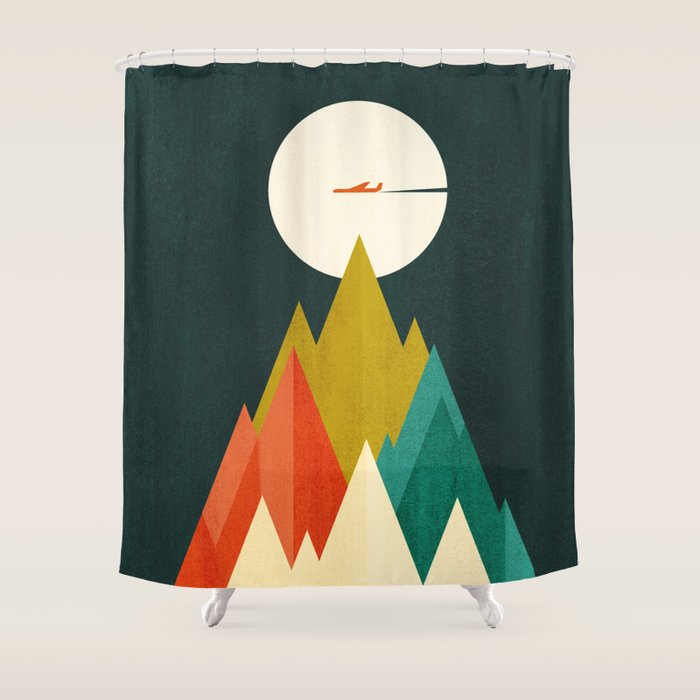 Life is a travel Shower Curtain Gallery Image 1