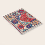 Karakecili Balikesir  Antique Turkish Tribal Carpet Print Notebook Gallery Image 3