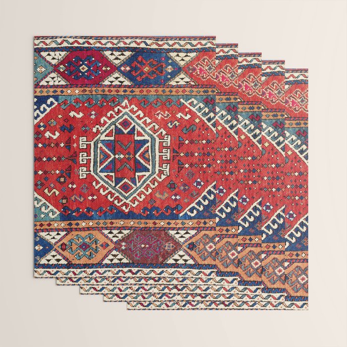 Karakecili Balikesir  Antique Turkish Tribal Carpet Print Wrapping Paper Gallery Image 3
