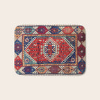 Karakecili Balikesir  Antique Turkish Tribal Carpet Print Bath Mat Gallery Image 1