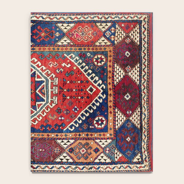 Karakecili Balikesir  Antique Turkish Tribal Carpet Print Notebook Gallery Image 4