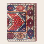 Karakecili Balikesir  Antique Turkish Tribal Carpet Print Notebook Gallery Image 4