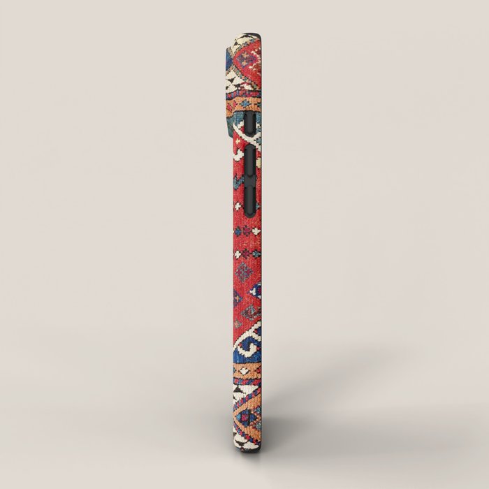 Karakecili Balikesir  Antique Turkish Tribal Carpet Print iPhone Case Gallery Image 2