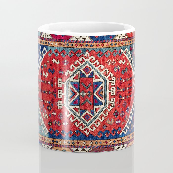 Karakecili Balikesir  Antique Turkish Tribal Carpet Print Coffee Mug Gallery Image 4