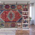 Karakecili Balikesir  Antique Turkish Tribal Carpet Print Wall Mural Gallery Image 1