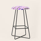 Sardines in pink and lavender Stool Gallery Image 1