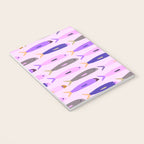Sardines in pink and lavender Notebook Gallery Image 3