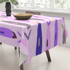Sardines in pink and lavender Tablecloth Gallery Image 3