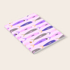 Sardines in pink and lavender Notebook Gallery Image 2