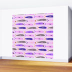 Sardines in pink and lavender Wall Mural Gallery Image 2