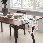 Naive Floral Scandinavian Design Table Runner Gallery Image 2