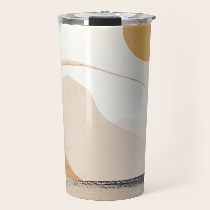 Minimal Abstract Art Landscape 31 Travel Mug Gallery Image 1