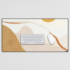 Minimal Abstract Art Landscape 31 Desk Mat Gallery Image 1