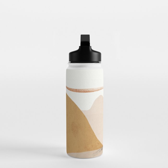 Minimal Abstract Art Landscape 31 Water Bottle Gallery Image 3