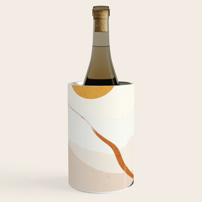 Minimal Abstract Art Landscape 31 Wine Chiller Gallery Image 3