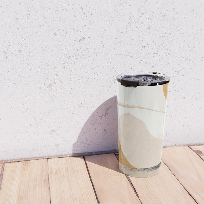 Minimal Abstract Art Landscape 31 Travel Mug Gallery Image 4