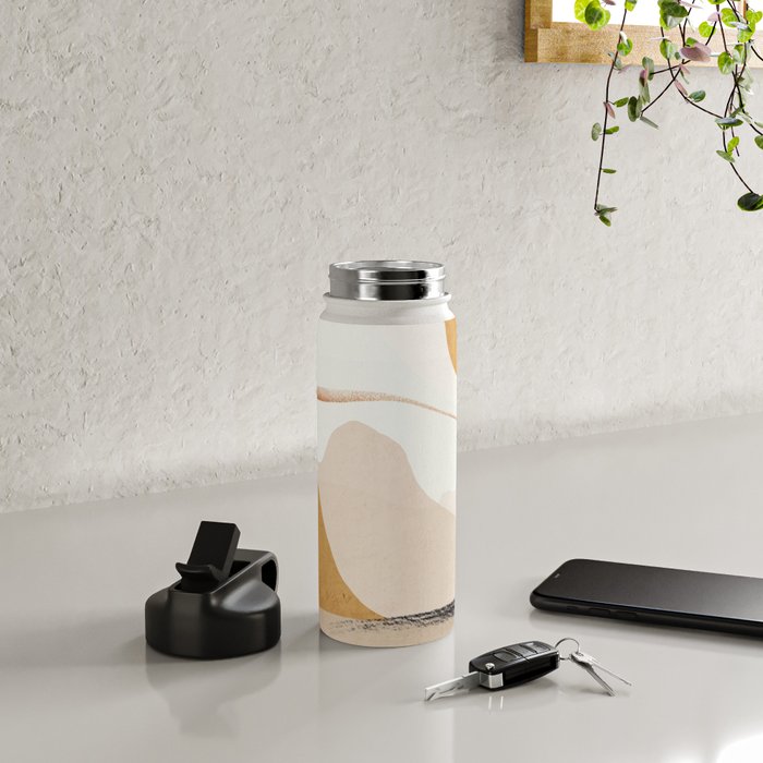 Minimal Abstract Art Landscape 31 Water Bottle Gallery Image 4