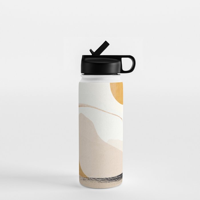Minimal Abstract Art Landscape 31 Water Bottle Gallery Image 1
