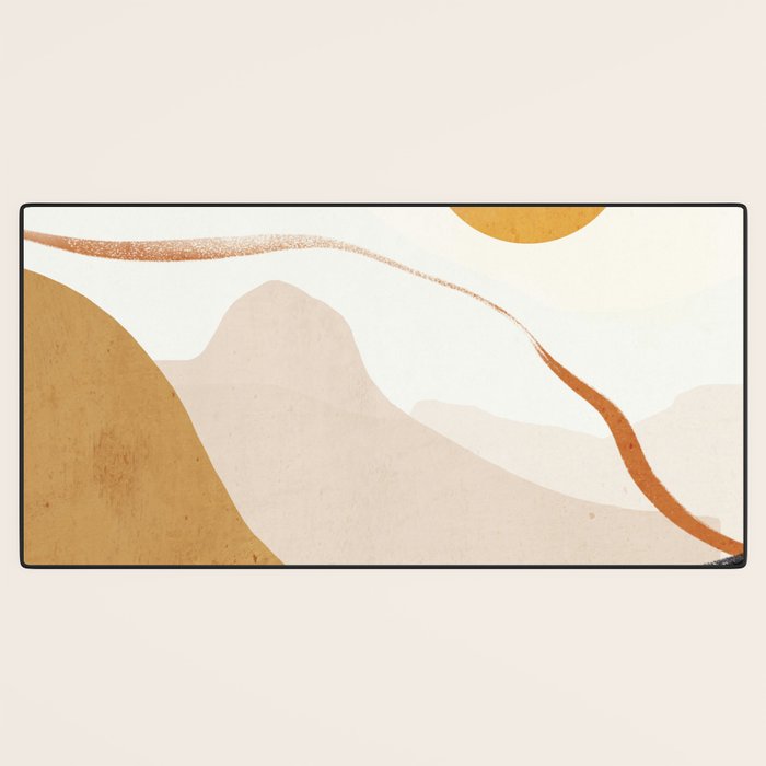 Minimal Abstract Art Landscape 31 Desk Mat Gallery Image 3