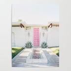 Pink Door in Palm Springs California Photo - Mid Century Modern Architecture Poster Gallery Image 4
