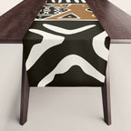 African mud cloth with elephants Table Runner Gallery Image 1