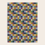 Bold Retro Checks Pattern - Small XIV Poster Gallery Image 4