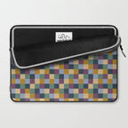 Bold Retro Checks Pattern - Small XIV Laptop Sleeve Gallery Image 2