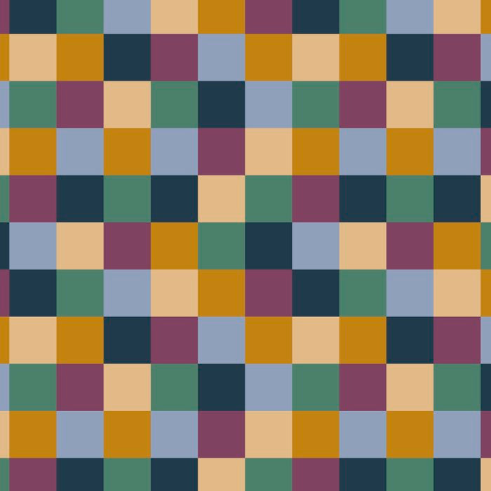 Bold Retro Checks Pattern - Small XIV Coffee Mug Gallery Image 2