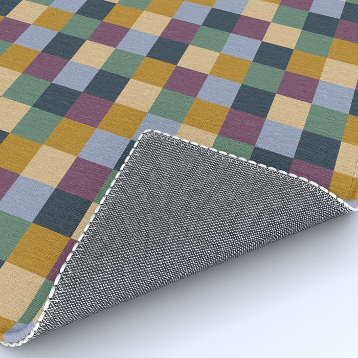 Bold Retro Checks Pattern - Small XIV Rug Gallery Image 4