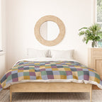 Bold Retro Checks Pattern - Small XIV Duvet Cover Gallery Image 3