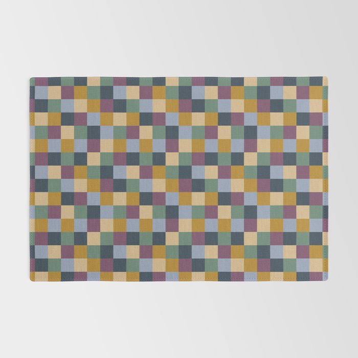 Bold Retro Checks Pattern - Small XIV Rug Gallery Image 2