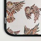 Owls in Flight - Brown Palette Laptop Sleeve Gallery Image 3