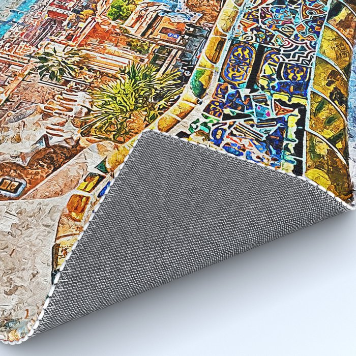 Barcelona, Parc Guell Rug Gallery Image 4