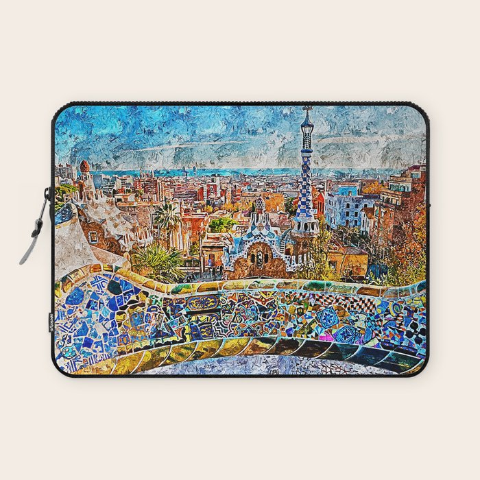 Barcelona, Parc Guell Laptop Sleeve Gallery Image 1